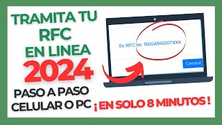 INSCRIPCIÓN al RFC en línea  SAT primera vez [upl. by Aubreir]