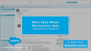 Who Sees What Permission Sets Salesforce Classic  Salesforce [upl. by Hurwit359]