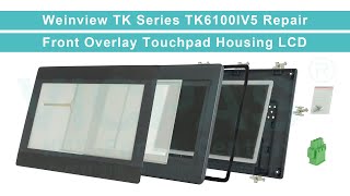 TK6100IV5 Weinview TK HMI Touch Glass Front Overlay LCD Display Screen Enclosure Replacement [upl. by Aneelahs]