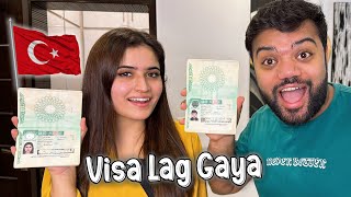 Turkey Ka Visa Aa Gaya 😍  Next Trip Ki Planning Ho Gai ❤️ [upl. by Ayotak]