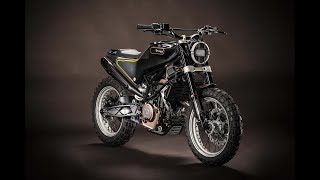 Husqvarna 401 Svartpilen Concept  Custom Moto [upl. by Arima]