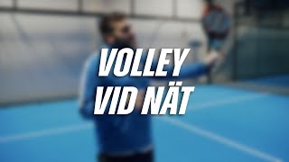 TIPS FÖR EN BÄTTRE VOLLEY FRAMME VID NÄT  PADEL [upl. by Fanya]