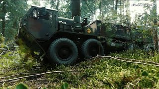 HG P801 RC Oshkosh 8x8 HEMTT  Durch den Wald 🔥💯🔥 [upl. by Aihsetal696]