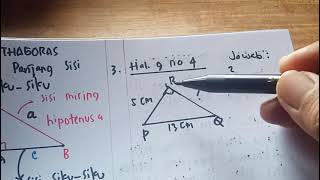 1 TEOREMA PYTHAGORAS no 1  5 Part 1 [upl. by Sansbury]