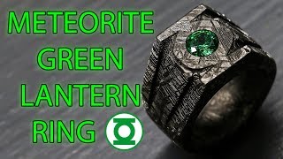 Making a Green Lantern Power Ring out of Solid Meteorite Pt 2 [upl. by Letsirhc830]