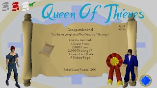 OSRS Queen of thieves Quest Guide  Ironman Approved [upl. by Ylecic288]