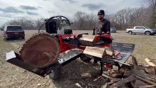 All Wood Log Splitters  6 Way Wedge [upl. by Okika841]