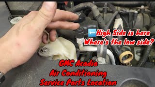 GMC Acadia AC Service Port Connections [upl. by Alpheus]