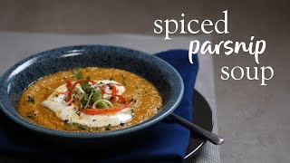 Slimming World Synfree spiced parsnip soup recipe  FREE [upl. by Lynnworth953]