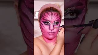 Pink Avatar makeup 💗 avatar avatarmakeup halloween halloweenmakeup makeup makeupartist viral [upl. by Reginnej346]