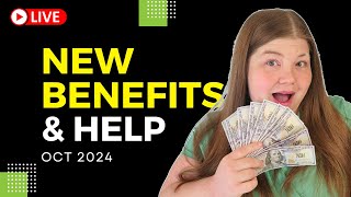 Dont Miss Out New Benefits amp Programs You NEED to Know All 50 States  October 2024 Update [upl. by Otho183]