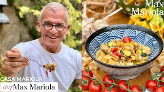 PASTA PESCE SPADA e ZUCCHINE FRITTE alla NERANO  Ricetta di Chef Max Mariola [upl. by Nakre962]