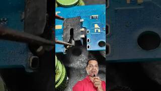 Mobile handsfree Jack replacement smartphone techrepair repair [upl. by Etnahsal]