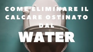 Come rimuovere il calcare ostinato dal water 💦 [upl. by Asenev]