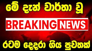 Today Hiru Sinhala News  sri lanka Here is another special news  news 1st today BREAKING NEWS [upl. by Ahsrav196]