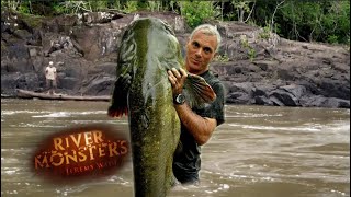 Jeremy Catches An Enormous Catfish  River Monsters [upl. by Mcmillan335]