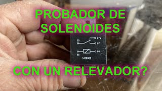 COMO USAR UN RELEVADOR PARA HACER PRUEBAS EN LOS SOLENOIDES DE LA TRANSMISION AUTOMATICA [upl. by Lou]