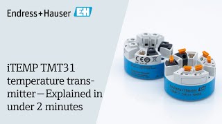 iTEMP TMT31 temperature transmitter  Explained in under 2 minutes [upl. by Vivianne]