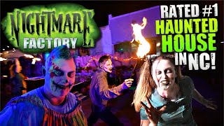 North Carolina’s SCARIEST Haunted House NIGHTMARE FACTORY [upl. by Berkow]