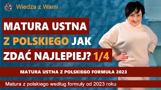 Matura ustna z polskiego jak zdać Przebieg egzaminu maturalnego [upl. by Lawtun]