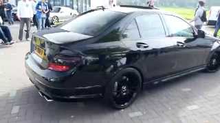 Mercedes C63 AMG  Full iPE Exhaust  Extremely Loud Accelerations [upl. by Yrrehc7]