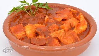 Como hacer callos con salsa vizcaína Receta fácil y rápida [upl. by Ahsenad754]