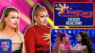 Drag Race Philippines Season 3 Episode 2 REACTION  Dont DRAG Us [upl. by Nannerb24]