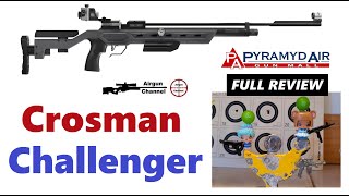 2022 Crosman CHALLENGER Competition PCP Rifle Full Review Match Grade 10 Meter Air Rifle [upl. by Ihp132]