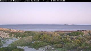 Jurien Bay coast sunrise Sat 06 Jul 2024 [upl. by Ixela63]