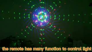 Christmas Decor Light 20 Patterns RGB Laser Projector [upl. by Ardnaz488]