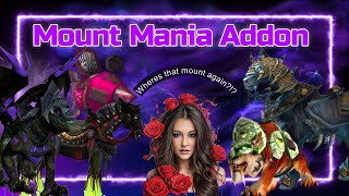 Best Addon to easily find mounts for Mount Mania  Wow Anniversary Event [upl. by Murage]