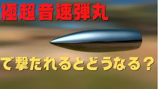 極超音速の弾丸で撃たれるとどうなる？ [upl. by Gorden]