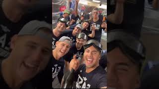 Gleyber Torres amp New York Yankees Celebrating 2022 AL East Division Title [upl. by Esilec705]