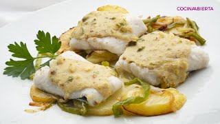 Merluza al horno con patatas y crujiente de pistacho con Karlos Arguiñano [upl. by Infeld]