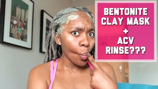 Bentonite clay mask on locs First Impressions [upl. by Landon]