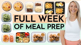 5 Tage MEAL PREP zum Abnehmen  Vorkochen für die ganze Woche [upl. by Kifar]