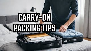 Travel with Just a Carryon one bag travel Packing Tips [upl. by Yarled77]