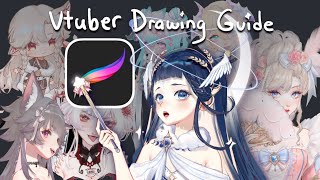 Guide to Draw Professional Vtuber Models on Procreate [upl. by Auqined826]