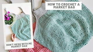 How to Crochet a Market Bag [upl. by Leoj929]