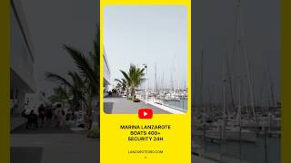 ⚓️ LANZAROTE Arrecife  Marina Lanzarote lanzarote walkingtour canaryislands spain [upl. by Anibor99]