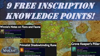 9 Free Inscription Profession Knowledge Points in Emerald Dream [upl. by Riggins373]