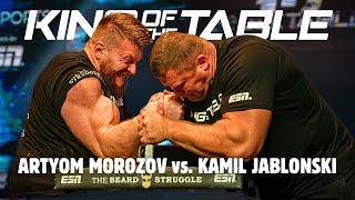 King of the Table 12 Artyom Morozov vs Kamil Jablonski Highlights [upl. by Ecinahc]