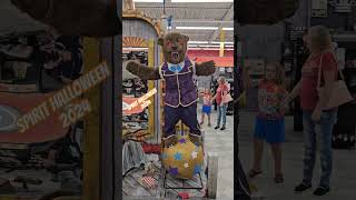 Spirit Halloween 2024 Barnaby the Bear creepy circus decoration [upl. by Woods]