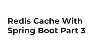 Redis Cache With Spring Boot in Hindi Part 3 [upl. by Anelat733]