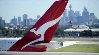 Qantas Business Class  SYD  LAX [upl. by Vern11]