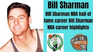 Bill Sharman NBA hall of fame career highlights [upl. by Ryley]