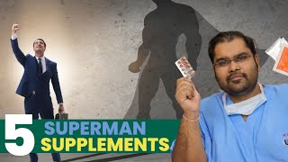 मर्द के 5 पॉवर टेबलेट  5 Essential Supplements for Men Hindi [upl. by Jaworski408]