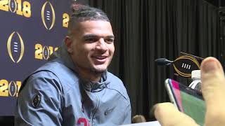 Minkah Fitzpatrick on his kidneys and availability for national championship vs Georgia [upl. by Gemmell827]