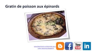 Recette de gratin de poisson aux épinards [upl. by Fokos]