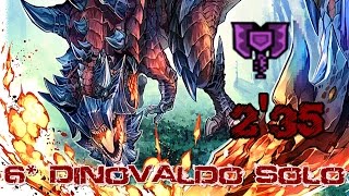 ┌MHXMHGEN┘ Village 6★  Dinovaldo  ディノバルド  Glaive Anus  235 Chargeblade [upl. by Dorren662]